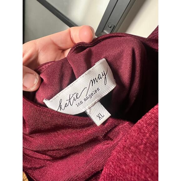 NWT Katie May High Roller One-Shoulder Body-Con Cocktail Dress Size XL - Picture 6 of 12